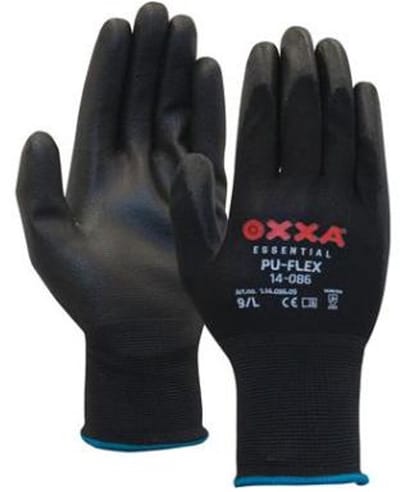 Handschoen PU-flex nylon zwt CAT.2, 1 paar, maat XL