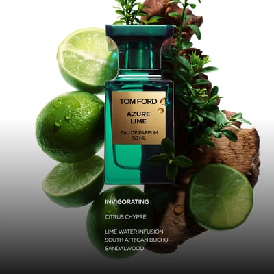 TOM FORD Parfum Blue Lime Collection d'Agrumes Méditerranéens, Parfum Privé Mélange Boisé Floral Eau De Parfum EDP 50ml