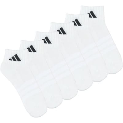 Adidas Performance Gevoerde Essentials Enkelsokken 6 Paar - Unisex - Wit