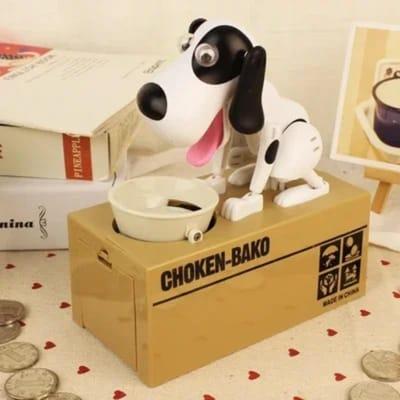 Geautomatiseerde Hond Steelt Geld Spaarpot Spaarvarken Muntbank Voor Kerstcadeau Kinderen Verjaardagscadeau Geld Bank beige