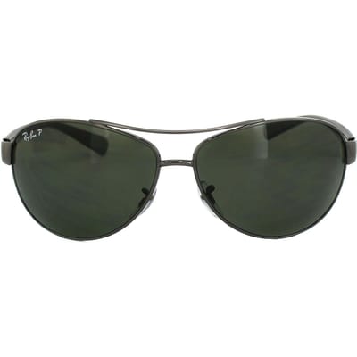 Ray-Ban Zonnebril 3386 Gunmetal Gepolariseerd Groen 004/9A 63mm