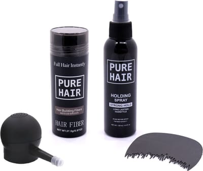 Pure Hair Premium Haarvezels Set Medium Bruin
