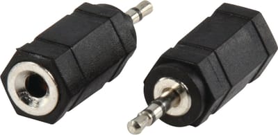 S-Impuls 2,5mm Jack (m) - 3,5mm Jack (v) adapter