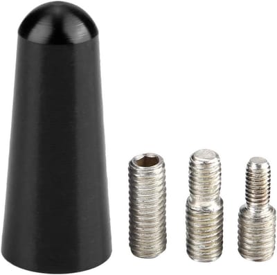 Auto Antenne - Dakantenne Kort - Radio Ontvangst Verbeteren - Aluminium Legering - 3 cm - Zwart