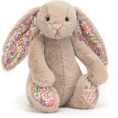 Jellycat knuffel blossom bunny beige petal small