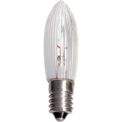 STAR TRADING E10 1,8W 24V reservelamp, 3 st, kaarsvorm