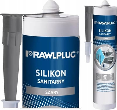 Rawlplug - Siliconenkit - Grijs - 300ml - Weerbestendig