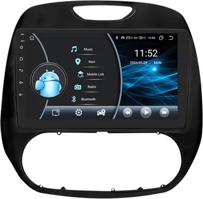 Autoradio met bluetooth - Carplay - Voor Renault Kaptur/Captur (2016-2019) - Geschikt voor Apple en Android - Stereo - Navigatie - Navigatiesysteem auto - 2GB 32GB
