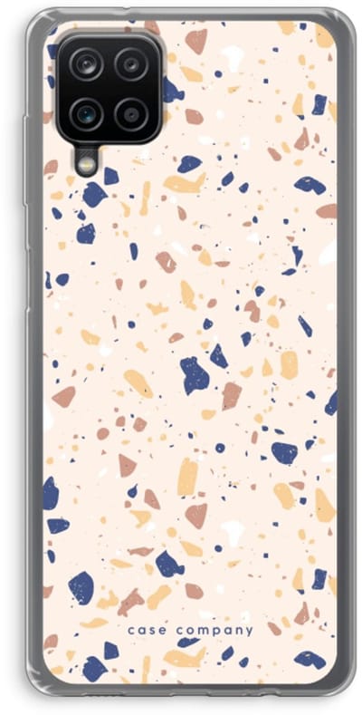 Case Company® - Hoesje geschikt voor Samsung Galaxy A12 hoesje - Terrazzo N°23 - Soft Cover Telefoonhoesje - Bescherming aan alle Kanten en Schermrand