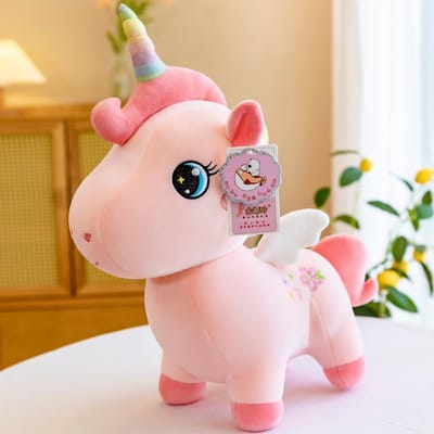 Nieuwe Schattige Eenhoorn Poppenautomaat Pluche Pop Creatief Kinderspeelgoed Poppen Verjaardagscadeau Meisjes 55cm