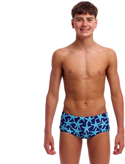 Funky Trunks Sidewinder Trunks Zwemboxer Blauw AUS 24 Jongen