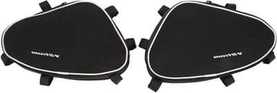 Motorfiets Frame Tassen - Valbeugel Opbergvak - Motorrit Organisatie - Waterdicht Textiel - 2 Stuks - Zwart