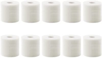 Dailygoods- Filterspons Geschikt voor Eheim - Filterspons Aquarium - Filtermateriaal - Biofiltratie - 10 Stuks - Hoogte 58mm