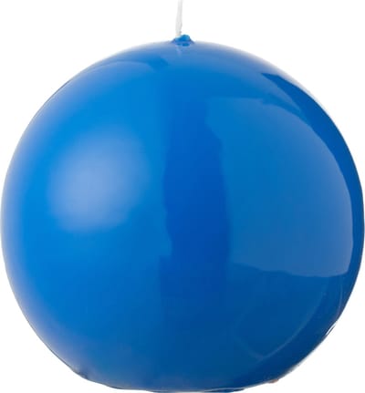J-Line kaars Bol - fluo blauw - 30U