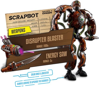 GigaBot Energy Core - Scrapbot - 33 cm actiefiguur