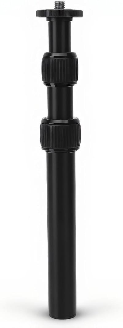 Verstelbare Tripod Verlengstang, 3-delige Telescopische Aluminium Stang voor Camera's, Smartphone Bevestigingen en Stabilizers, Lichtgewicht en Duurzaam