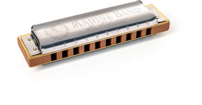 HOHNER mondharmonica, Marine Band 1896 Classic, C, kleine, milieuvriendelijke verpakking