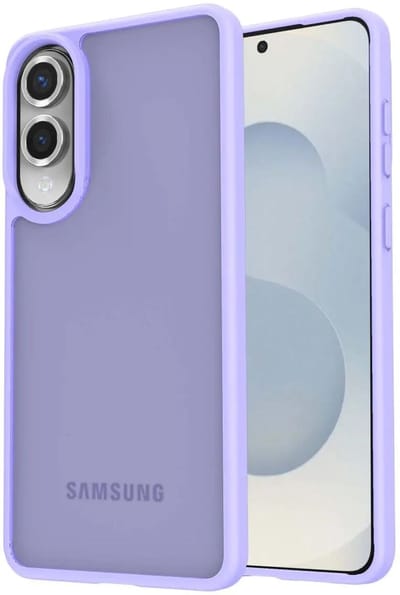 Hoesje Geschikt voor Samsung Galaxy S25 Edge - Matte Back Cover - Paars