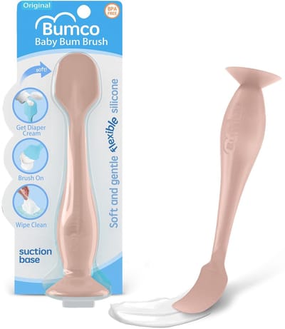 Bumco Baby Luier Uitslag Crème Applicator - Baby Billen Borstel Luier Crème Spatel - Baby Shower Geschenken