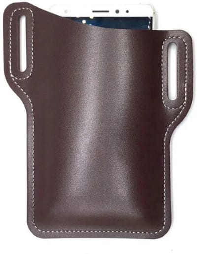 Retro Lederen Telefoon Heuptas voor Heren – 1 Stuk, Gek Paard Design, Draagriem, Outdoor Sport, Werk, Hangende Heuptas, Smartphone Tas, Multifuntionele Heuptas