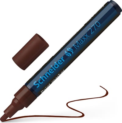 Schneider lakmarker - Maxx 270 - 1-3 mm - bruin - S-127007