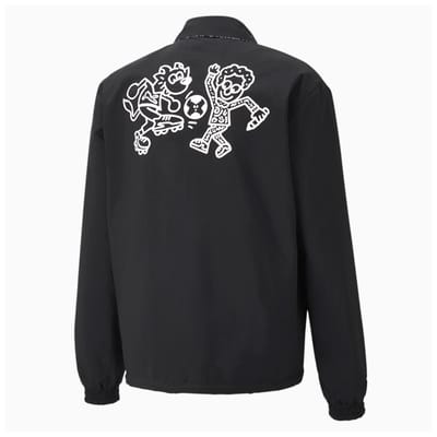 Puma x Mr Doodle omkeerbaar heren zwart/wit jack