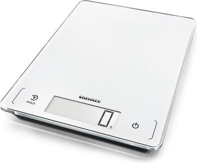 Soehnle keukenweegschaal Page Profi 300 - digitaal - 1 gram nauwkeurig - tot 20 kg - wit