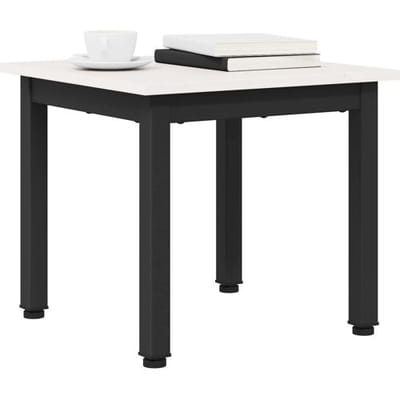 vidaXL - Salontafel - Wit - 40 - x - 40 - x - 36 - cm - Massief - grenenhout