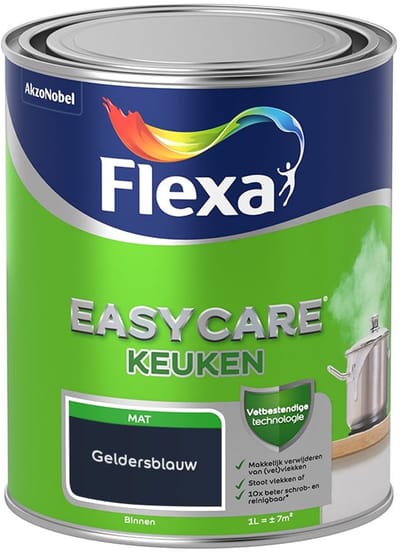 Flexa - Easycare Keuken - Geldersblauw - Mengverf - 1 L