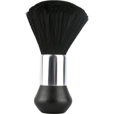 Pinceau à dépoussiérer le cou Pinceau à cheveux doux Dépoussiérant pour le cou et le visage Coiffure Coupe de cheveux Brosse de nettoyage Salon noir