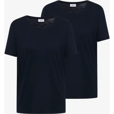 Basic Shirt met ronde hals in een 2-pack