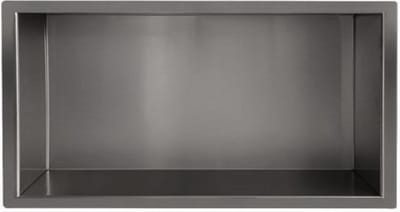 ALONI inbouwnis – 30x60x10 cm – gunmetal grijs