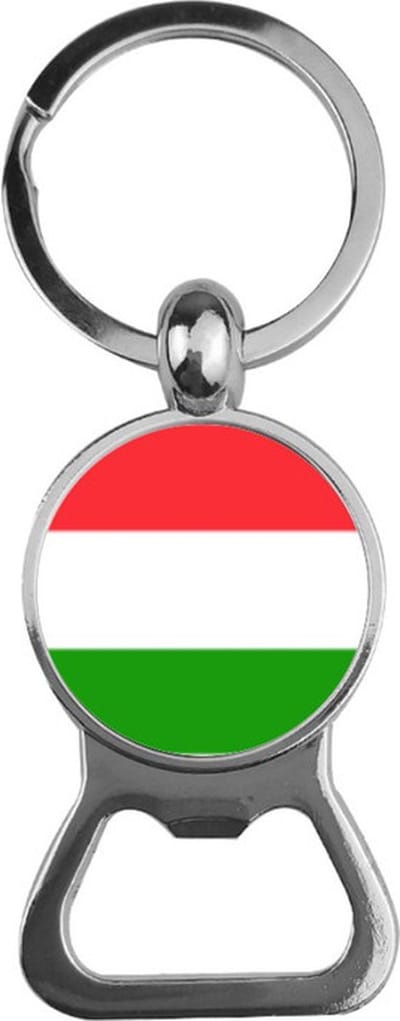 Bieropener Glas - Vlag Hongarije