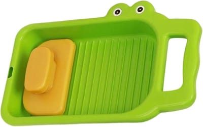 Wasbord Handmatig - Reis Wasbord - Kleding Wassen - Ruimtebesparend Ontwerp - 32.2x18x5cm - Groen