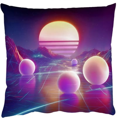 Sierkussens - Kussentjes Woonkamer - 50x50 cm - Landschap - Bergen - Bollen - Licht