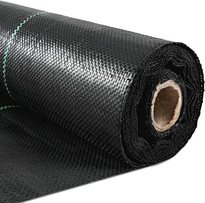 Onkruiddoek extra sterk - Bodemdoek tuin - Tuin onderhouden - Waterdoorlatend ontwerp - 0.6 x 76m - Zwart