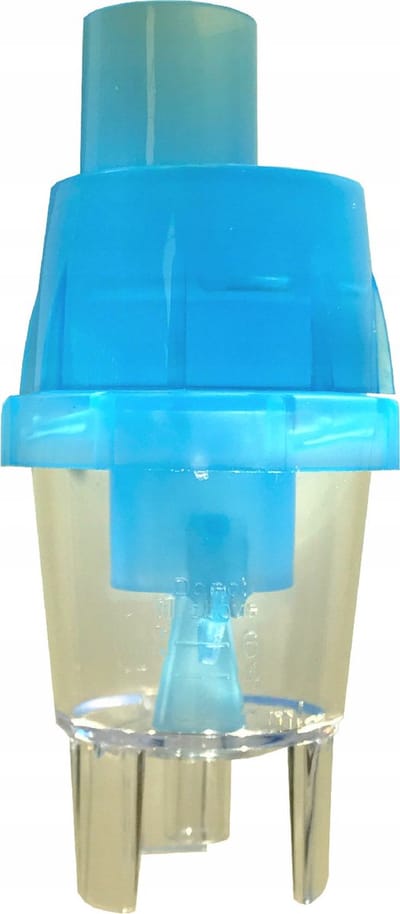 Omnibus - Nebulizer voor inhalator - Doosje Nebulizer - Vernevelaar voor Inhalatoren - verstelbaar - Blauw