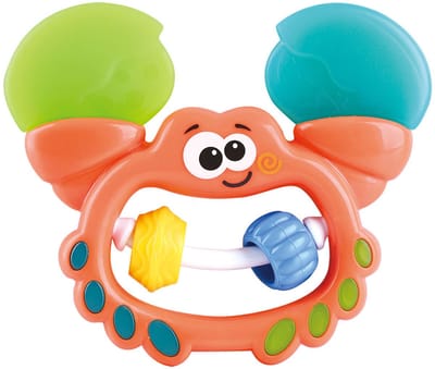Playgo Krab 2in1 Rammelaar en Bijtspeeltje