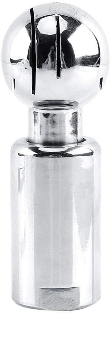 Dailygoods- Reinigingsbal Roestvrij Staal - Zelfreinigend - Voor Tanks - 1/2 Inch BSP - Diameter 1-6 Meter - Doorstroomcapaciteit 15 l/min - Reinigingskop