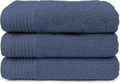 The One Voordeel Maxi Badlakens Denim 100x180cm 3 stuks