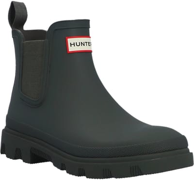Hunter Unisex Downpour Chelsea Dark Olive - Maat 36
