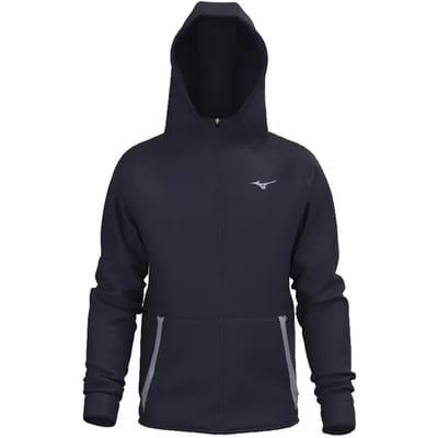 Mizuno Athletics Rb Sweatshirt Met Rits Blauw L Man