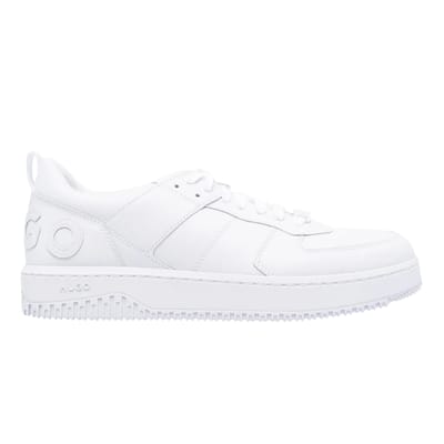 Hugo Heren Kilian Logo Platte Trainers (Wit)