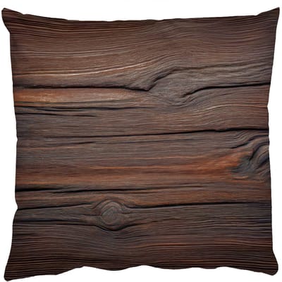 Sierkussens - Kussentjes Woonkamer - 50x50 cm - Hout - Grillige nerven