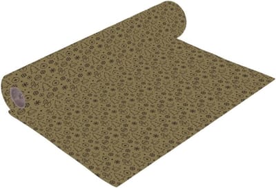 Cadeaupapier Kerst - Inpakpapier Rol - Feestelijke Geschenkverpakking - Hoogglans Afwerking - 62 cm Breed - Dennenhout Print