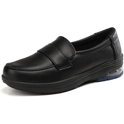 Verkoper Comfortabele Zachte Witte Platte Schoenen Casual Sneakers Schoenen voor Dames Antislip Ademende Dames Loafers Zapatos Mujer 35 black