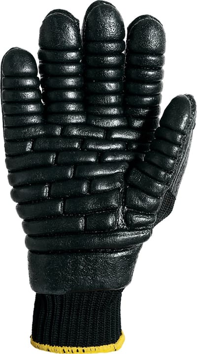 SIR SAFETY TREMOR-LOW Werkhandschoenen Zwart Tuinhandschoenen - Katoen Polyester - Schokdempend Antislip - Gel Foam Padding