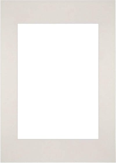 Passe-Partout Fotomaat 42x59,4 cm - Lijstmaat 59,4x84 cm - Lichtgrijs - Museumkarton - Fotolijst niet inbegrepen