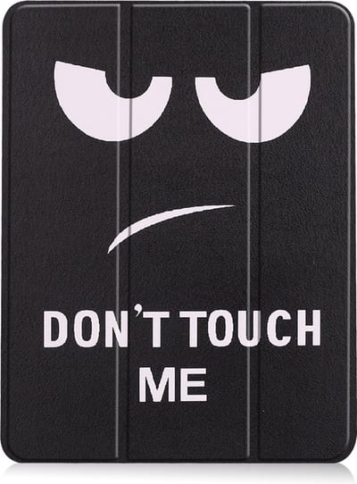 Hoesje - Geschikt voor Apple iPad Air 6 (2024) - 13 inch - 6e Generatie - M2 - Dun & Stevig - Trifold Bookcase - Hard Cover Case - Met Uitsparing Geschikt voor Apple Pencil - Hardcover Book - Tablet Hoes - Don't Touch Me