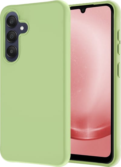 Hoesje - Geschikt voor Samsung Galaxy A25 - Sterk & Shockproof - Hoes Cover - Siliconen Case - Groen